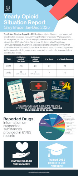 2025 Opioid Situation Report Infographic